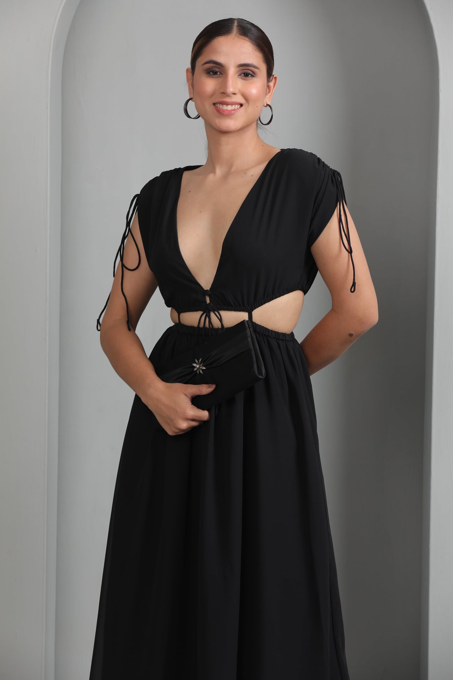 BLACK LONG GOWN