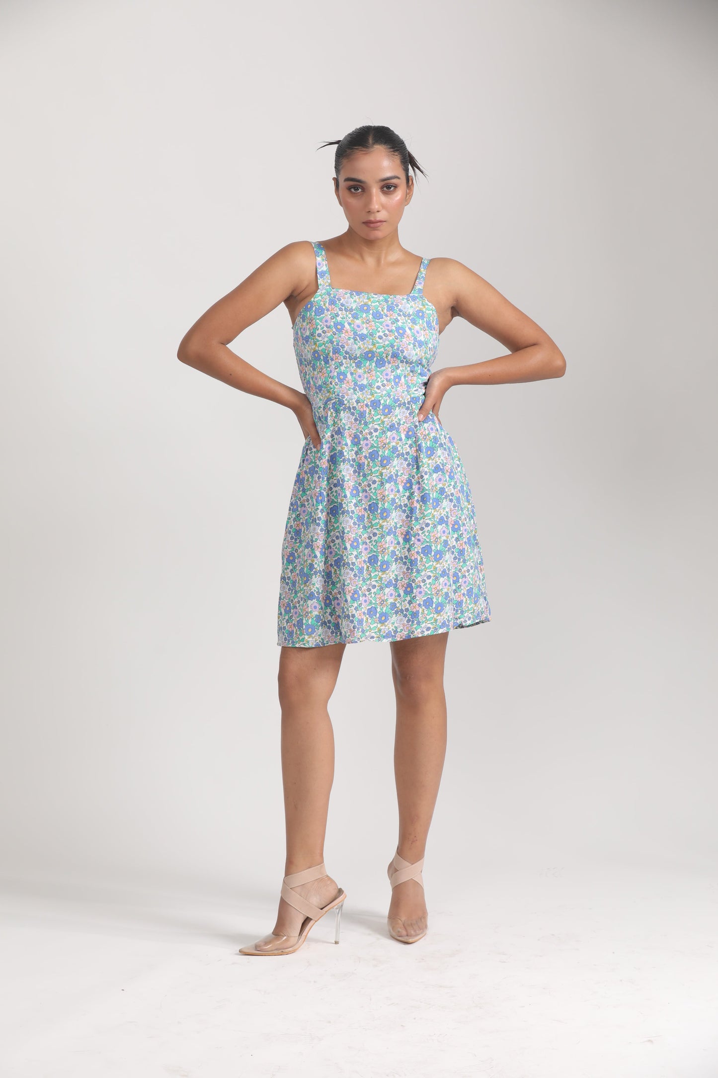 FLORAL CAMISOLE DRESS