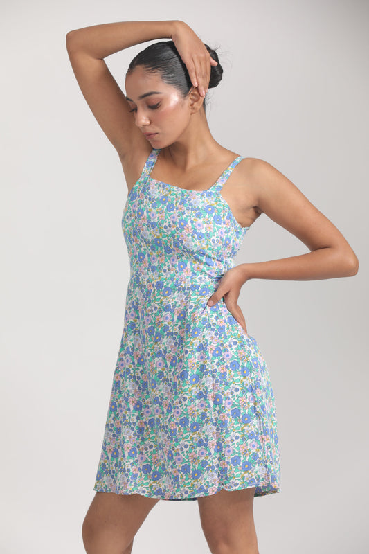 FLORAL CAMISOLE DRESS