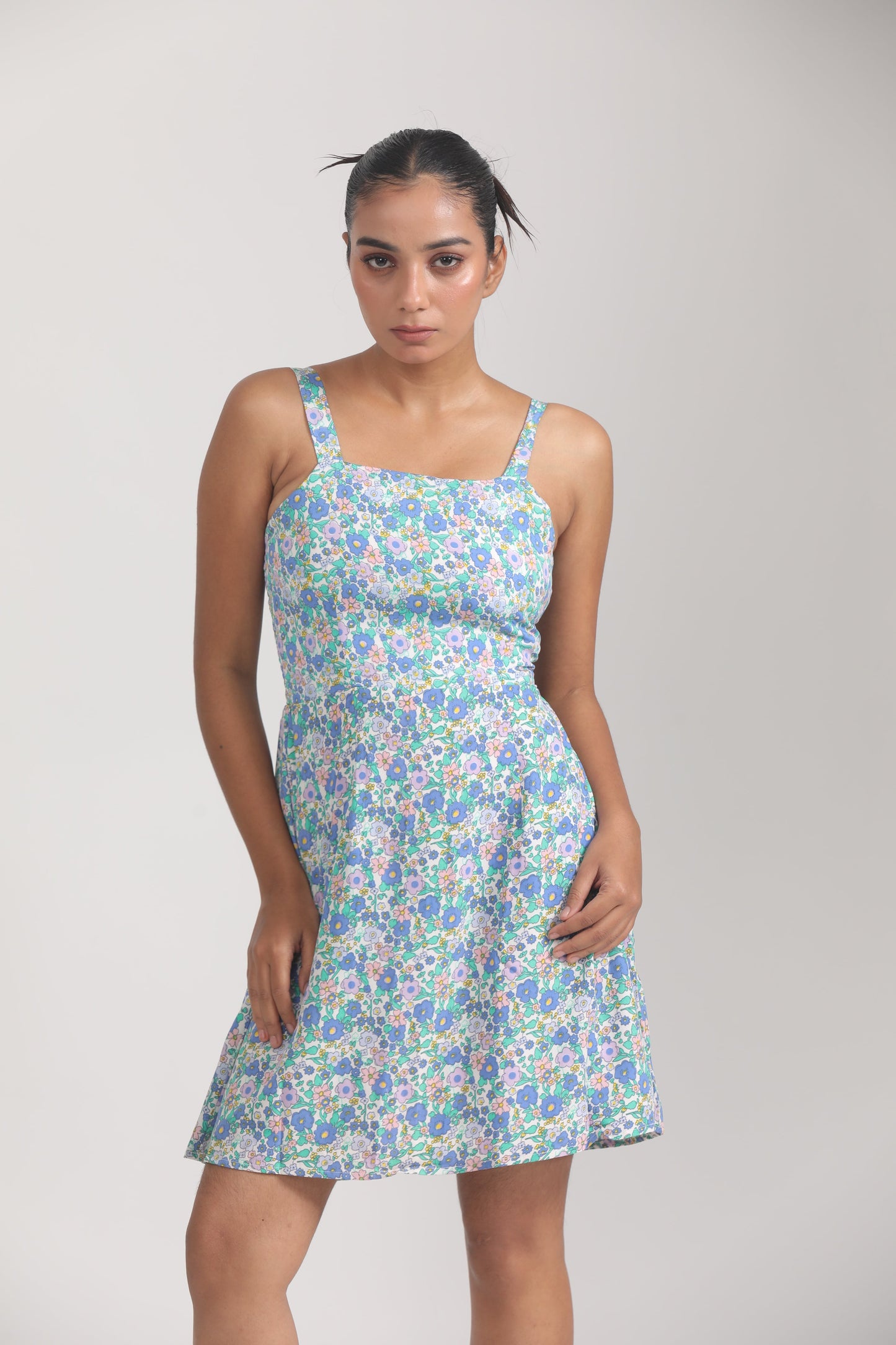FLORAL CAMISOLE DRESS