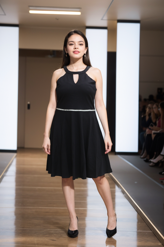 BLACK SHORT DRESS NC 11