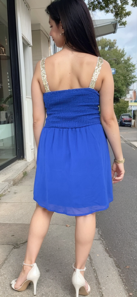 BLUE PARTY DRESS NC 14