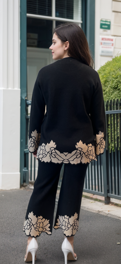 WOOLLEN SCALLOP CO ORD KAC10