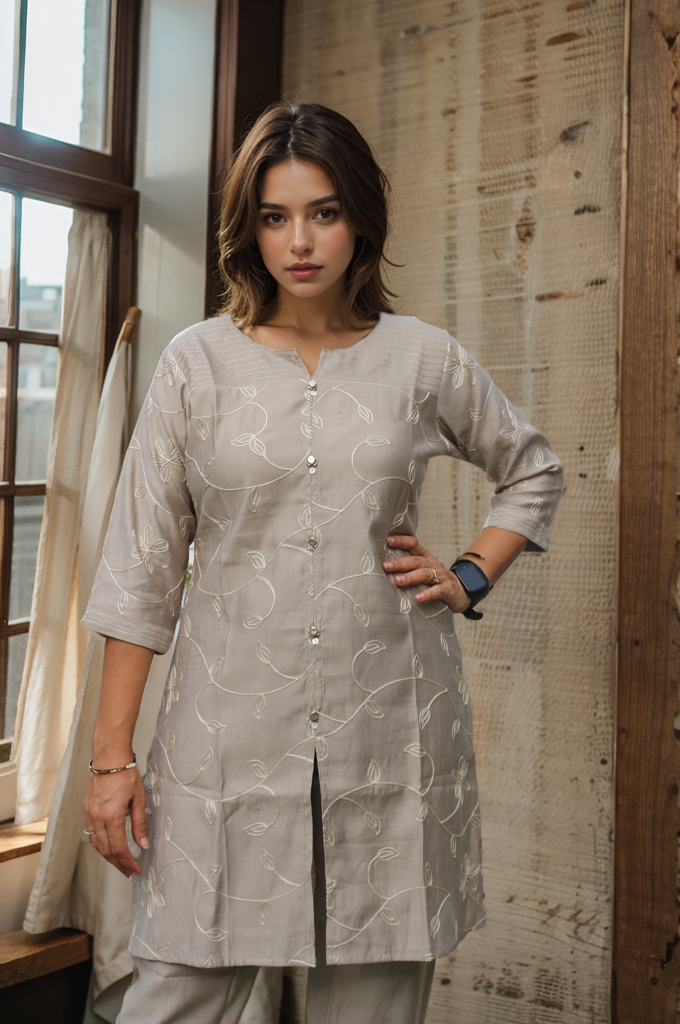 SST 01 BROWN EMB COORD