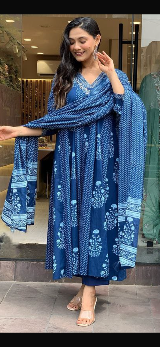 A LINE BLUE SUIT KH26