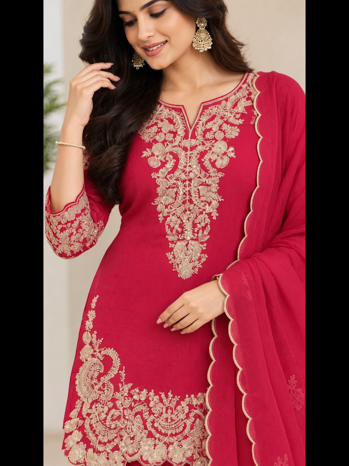 Red Zari Suit SIAC 03
