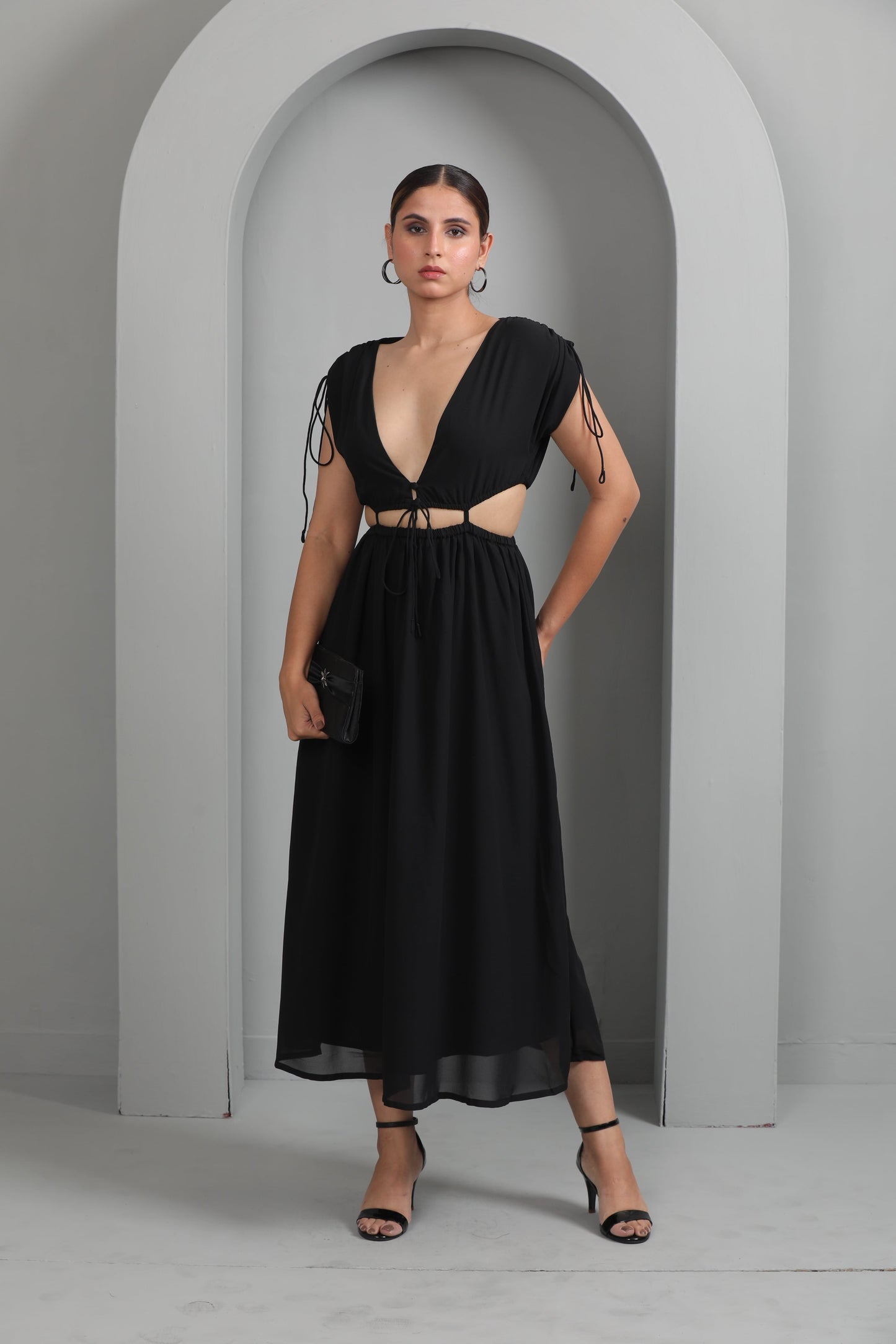 BLACK LONG GOWN