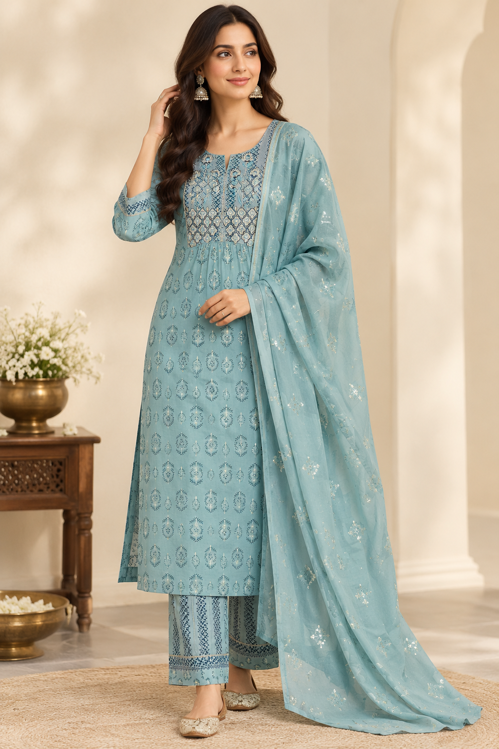 Blue Tassel 3 Pc set SD 427
