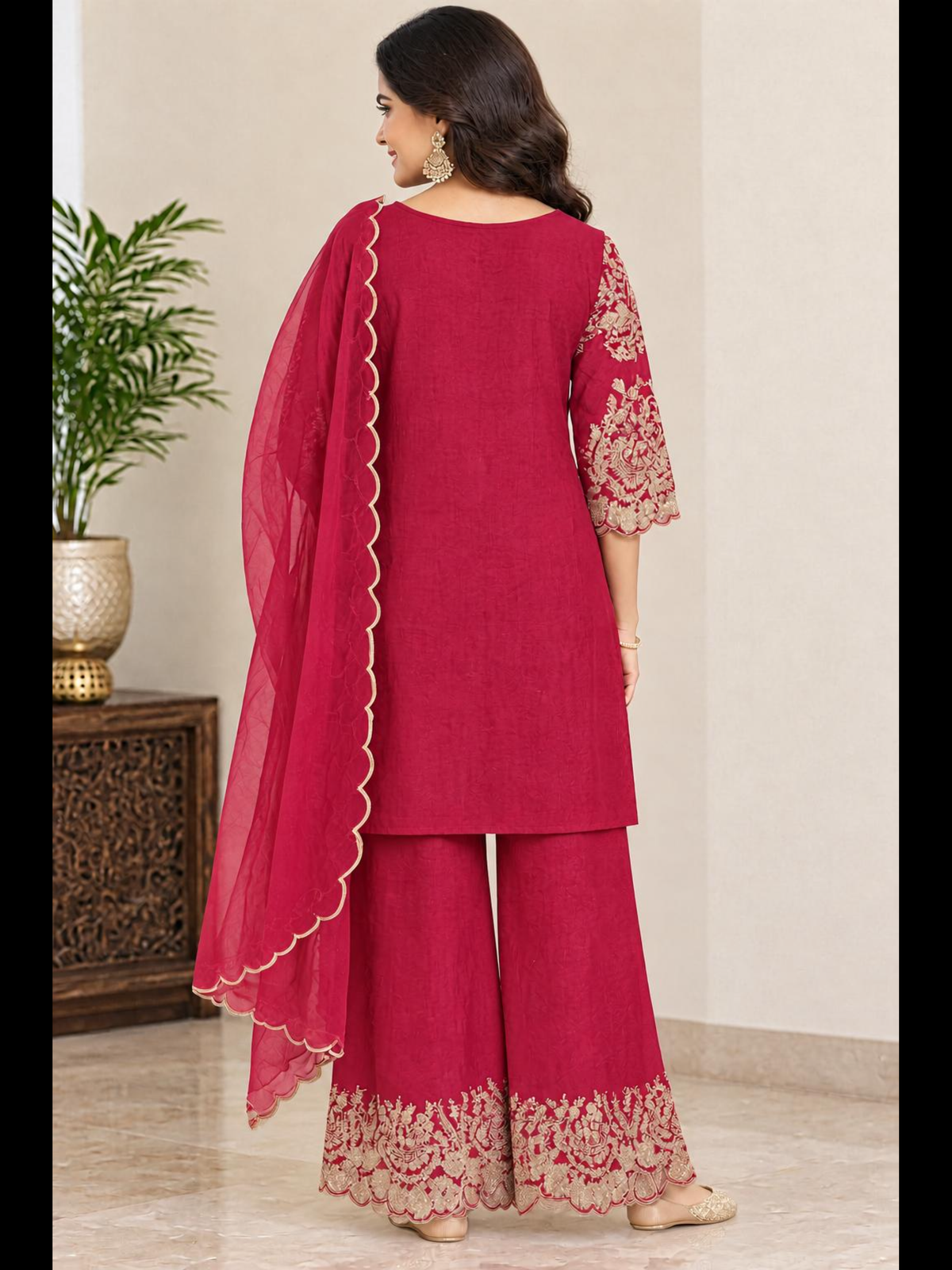 Red Zari Suit SIAC 03