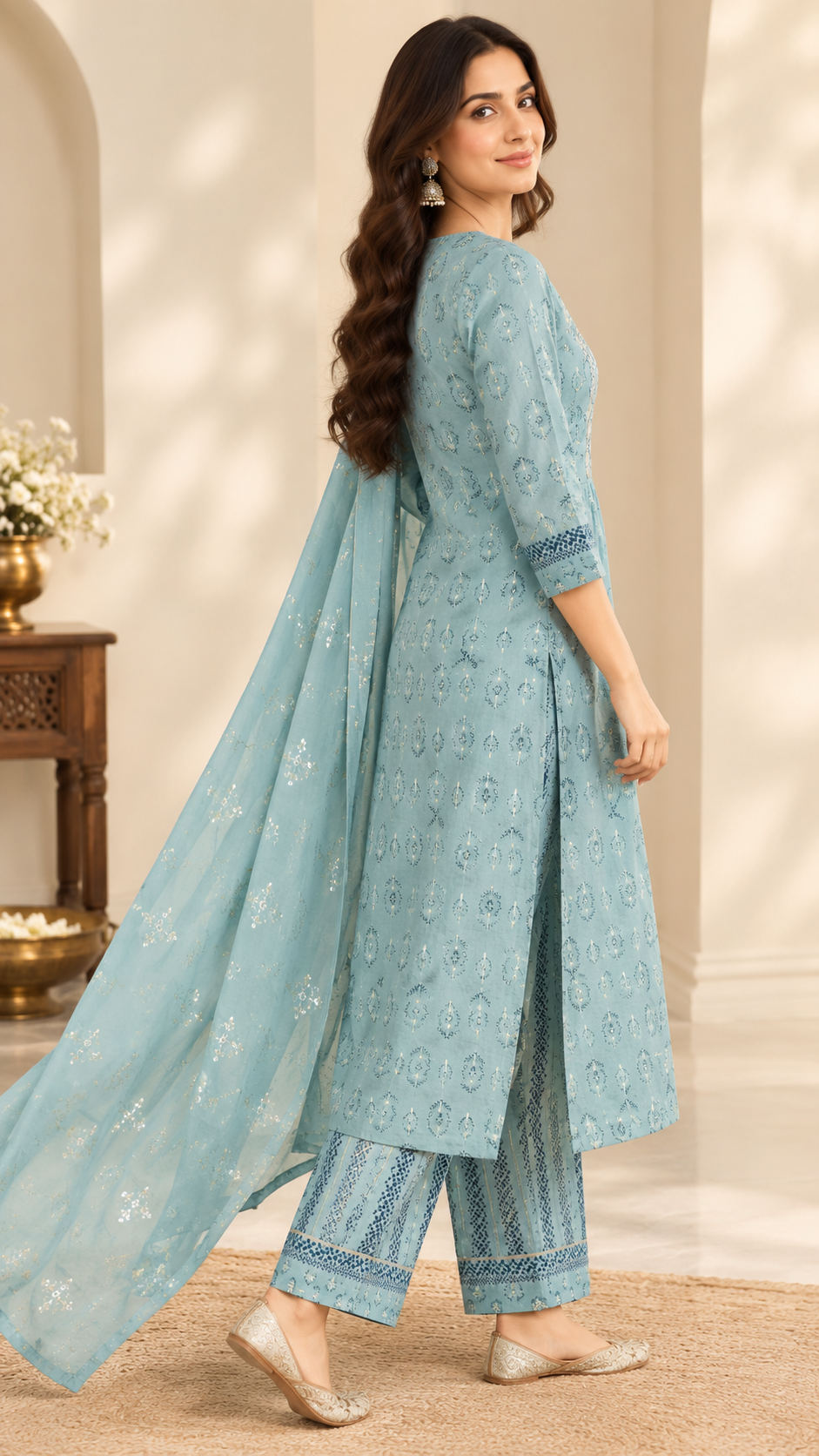 Blue Tassel 3 Pc set SD 427