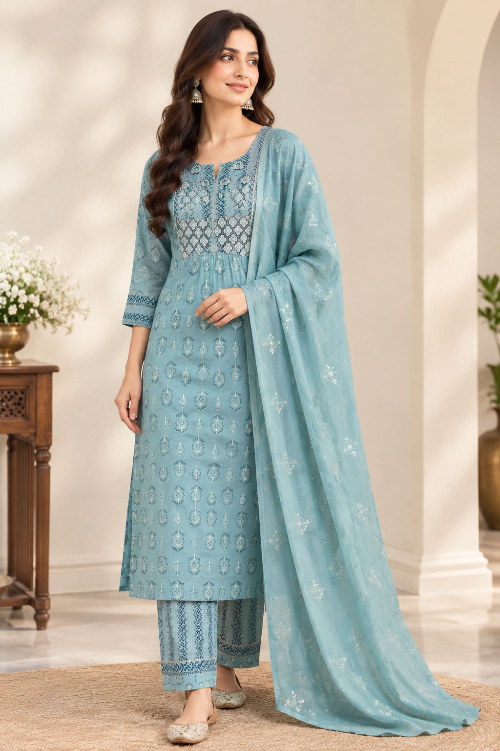 Blue Tassel 3 Pc set SD 427