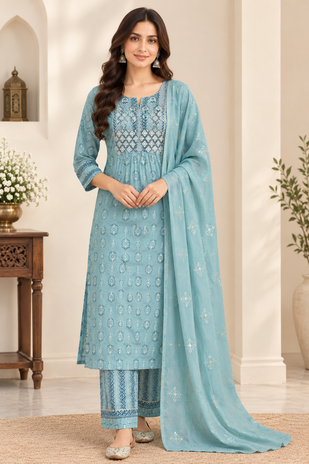 Blue Tassel 3 Pc set SD 427