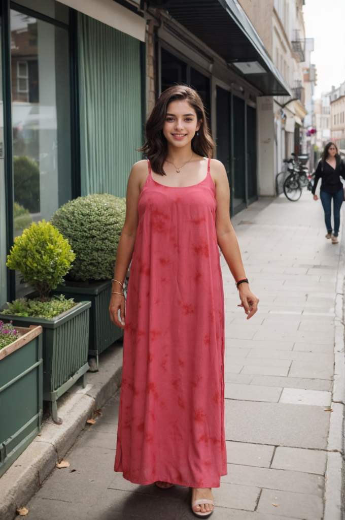 ONION PINK BEACH DRESS